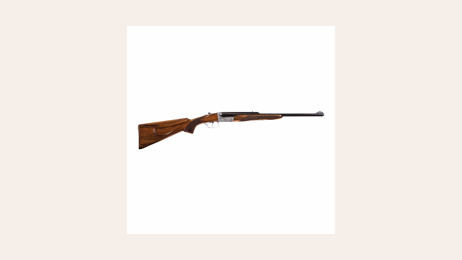 Chapuis X4 Classic side-by-side double rifle on a neutral background